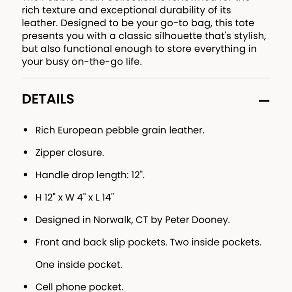 NWT Dooney & Bourke Elephant Lexington Shopper Tote - Picture 7 of 8